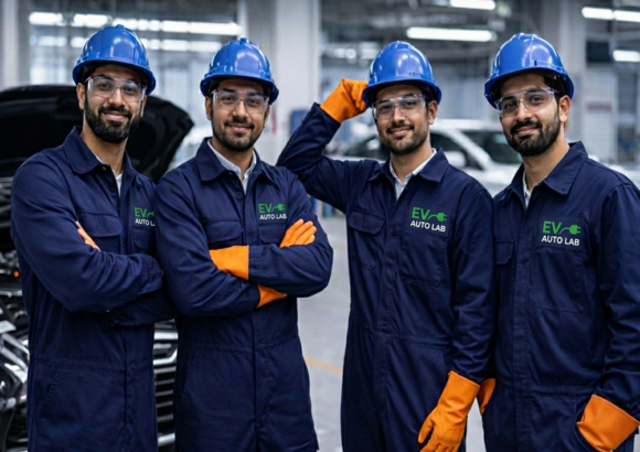 EV battery and diagnostics screen